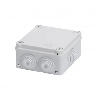Cutie De Jonctiune Doza Cu Capac De Fixare Rapida IP55 Dimensiuni Interne 100X100X50 Pereti Cu Presetupe Gwt 960ºc Gri Ral 7035 Gewiss GW44054 Cutie De Jonctiune Doza Cu Capac De Fixare Rapida IP55 Dimensiuni Interne 100X100X50 Pereti Cu Presetupe Gwt 960ºc Gri Ral 7035 Gewiss GW44054