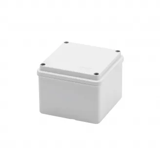 Cutie De Jonctiune Doza Cu Capac Inferior De Mare Capacitate Si Capac Cu Filet Simplu IP56 Dimensiuni Interne 100X100X80 Pereti Netezi Gri Ral 7035 Gewiss GW44114 Cutie De Jonctiune Doza Cu Capac Inferior De Mare Capacitate Si Capac Cu Filet Simplu IP56 Dimensiuni Interne 100X100X80 Pereti Netezi Gri Ral 7035 Gewiss GW44114