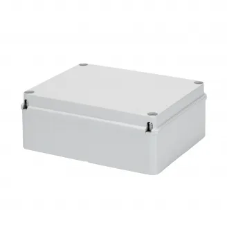 Cutie De Jonctiune Doza Cu Capac Cu Filet Simplu IP56 Dimensiuni Interne 190X140X70 Pereti Netezi Gri Ral 7035 Gewiss GW44207 Cutie De Jonctiune Doza Cu Capac Cu Filet Simplu IP56 Dimensiuni Interne 190X140X70 Pereti Netezi Gri Ral 7035 Gewiss GW44207