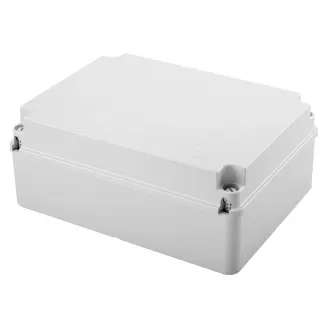 Cutie De Jonctiune Doza Cu Capac Cu Filet Simplu IP56 Dimensiuni Interne 300X220X120 Pereti Netezi Gri Ral 7035 Gewiss GW44209 Cutie De Jonctiune Doza Cu Capac Cu Filet Simplu IP56 Dimensiuni Interne 300X220X120 Pereti Netezi Gri Ral 7035 Gewiss GW44209
