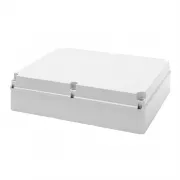 Cutie De Jonctiune Doza Cu Capac Cu Filet Simplu IP56 Dimensiuni Interne 460X380X120 Pereti Netezi Gri Ral 7035 Gewiss GW44211
