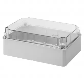 Cutie Pentru Jonctiuni Si Pentru EchIPamente Electrice Si Electronice Cu Capac Simplu Transparent IP56 Dimensiuni Interne 300X220X120 Cu Pereti Netezi Gewiss GW44429 Cutie Pentru Jonctiuni Si Pentru EchIPamente Electrice Si Electronice Cu Capac Simplu Transparent IP56 Dimensiuni Interne 300X220X120 Cu Pereti Netezi Gewiss GW44429