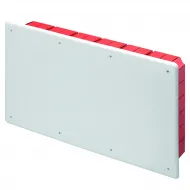 Cutie De Jonctiune Doza Si Conexiune Pentru Pereti Din Caramida Cu Sina Din Dimensiuni 516X294X90 Capac Alb Ral9016 Gewiss GW48011