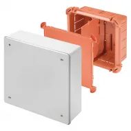 Cutie De Jonctiune Doza Si Conectare Pentru Asamblare Alaturata Pentru Montanti Dimensiuni 520X260X121 Capac Pliabil Adanc Gri Ral7035 Gewiss GW48231