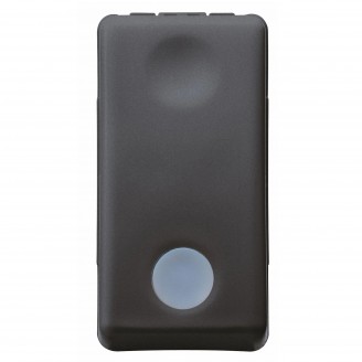 Intrerupator, 1P, 16Ax, Lumin.230V, Negru, Gewiss, System, GW21572 - imaginea produsului GW21572 din categoria Gewiss System
