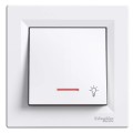 Intrerupator, Cu, Revenire, Indicator, Luminos, Si, Simbol, Lumina, Alb, Fara, Surub, Schneider, Asfora, EPH1800121 Intrerupator, Cu, Revenire, Indicator, Luminos, Si, Simbol, Lumina, Alb, Fara, Surub, Schneider, Asfora, EPH1800121