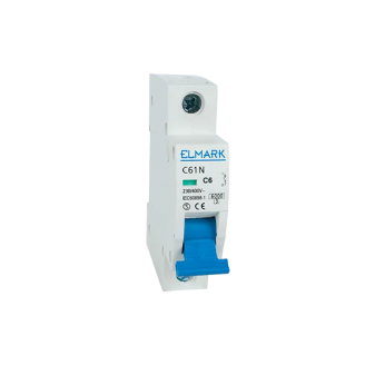 Siguranta electrica automata Elmark 61N 1A 1P Curba B 41501N, Siguranta electrica automata Elmark 61N 1A 1P Curba B 41501N,
