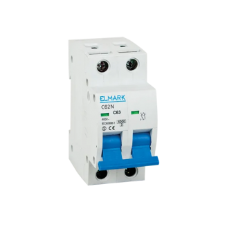Siguranta electrica automata Elmark 62N 25A 2P Curba B 41625N, Siguranta electrica automata Elmark 62N 25A 2P Curba B 41625N,