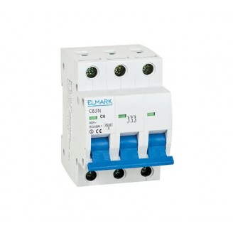 Siguranta electrica automata Elmark 6kA 3P 40A Curba B omega 41740NO,