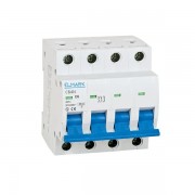 Siguranta electrica automata Elmark 6kA 4P 6A Curba C omega 41406NO,
