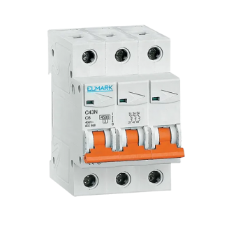 Siguranta electrica automata Elmark C43N 50A 3P Curba C 41548C,