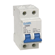 Siguranta electrica automata Elmark CURENT CONTINU 62DC CURENT CONTINU 6A 2P Curba C 41178,