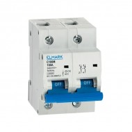Siguranta electrica automata Elmark MCB C100M 10kA 2P 100A Curba C OLD DESIGN 41290O,