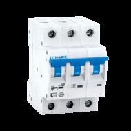 Siguranta electrica automata Elmark NEW MCB C63N 40A 3P 6kA Curba B 41740C