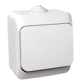 Intrerupator, cap, cruce, 16A, IP44, Alb, Schneider, Cedar, Plus, WDE000570
