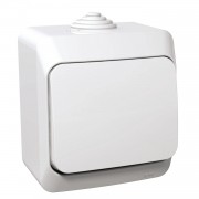Intrerupator, cap, cruce, 16A, IP44, Alb, Schneider, Cedar, Plus, WDE000570