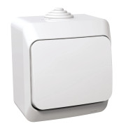 Intrerupator, cap, scara, 16A, IP44, Alb, Schneider, Cedar, Plus, WDE000560