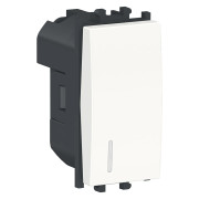 Intrerupator, cap, scara, Schneider, Easy, Styl,indicator, luminos, 1M, alb, Schneider, Easy, Styl, LMR1404001