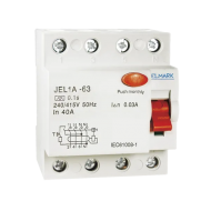 Intreruptor automat diferential Elmark JEL1A RCD TIP A DC 4P 40A 30mA 40641, Intreruptor automat diferential Elmark JEL1A RCD TIP A DC 4P 40A 30mA 40641,