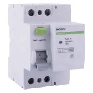 Intrerupator diferential RCCB 63A, 1P+N, 100mA, 10kA, tip B - Noark Ex9LB63, 110217