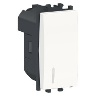 Intrerupator, indicator, luminos, 1M, alb, Schneider, Easy, Styl, LMR1401001 Intrerupator, indicator, luminos, 1M, alb, Schneider, Easy, Styl, LMR1401001