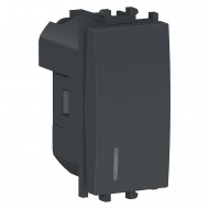 Intrerupator, indicator, luminos, 1M, negru, Schneider, Easy, Styl, LMR1401003 Intrerupator, indicator, luminos, 1M, negru, Schneider, Easy, Styl, LMR1401003