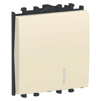 Intrerupator, indicator, luminos, 2M, crem, Schneider, Easy, Styl, LMR1412002 - imaginea produsului LMR1412002 din categoria Schneider Easy Styl