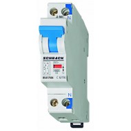 Intrerupator, Automat, 1UH, Bipolar, 1P+N, Schrack, Curba, C, 6A, 4.5kA, Schrack, BS417506--