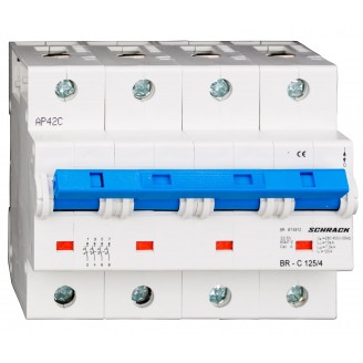 Intrerupator, Automat, Tetrapolar, 4P, Schrack, Curba, C, 125A, 10kA, Schrack, BR974912-- Intrerupator, Automat, Tetrapolar, 4P, Schrack, Curba, C, 125A, 10kA, Schrack, BR974912--