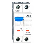 Intrerupator, Automat, Bipolar, 1P+N, Schrack, Curba, C, 16A, 6kA, Schrack, BM617616--