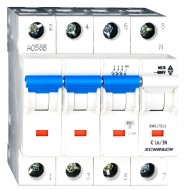 Intrerupator, Automat, Tetrapolar, 3P+N, Schrack, Curba, C, 16A, 6kA, Schrack, BM617816--