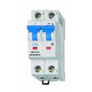 Intrerupator, Automat, Bipolar, 2P, Schrack, Curba, C, 4A, 6kA, Schrack, BM617204--