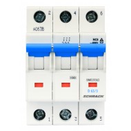 Intrerupator, Automat, Tripolar, 3P, Schrack, Curba, D, 63A, 10kA, Schrack, BM019363--