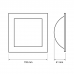 Spot, LED, Alb, Patrat, Incastrat, 12W, 820 lm, 230V, Lumina neutra, 4000-4500k, 155x155x41, IP20, Ultralux, ILDS1242 Spot, LED, Alb, Patrat, Incastrat, 12W, 820 lm, 230V, Lumina neutra, 4000-4500k, 155x155x41, IP20, Ultralux, ILDS1242