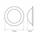 Spot, LED, Alb, Rotund, Incastrat, 12W, 820 lm, 230V, Lumina calda, 2700-3000K, 180 mm, IP20, Ultralux, ILDR1227 - imaginea produsului ILDR1227 din categoria Spoturi