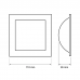 Spot, LED, Alb, Patrat, Incastrat, 8W, 460 lm, 230V, Lumina neutra, 4000-4500k, 110x110x26, IP20, Ultralux, ILDS842 - Vezi Detalii Complete Spot, LED, Alb, Patrat, Incastrat, 8W, 460 lm, 230V, Lumina neutra, 4000-4500k, 110x110x26, IP20, Ultralux, ILDS842 - imaginea produsului ILDS842 din categoria Spoturi