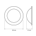 Spot, LED, Alb, Rotund, Incastrat, 8W, 460 lm, 230V, Lumina neutra, 4000-4500k, 105 mm, IP20, Ultralux, ILDR842 - Vezi Detalii Complete Spot, LED, Alb, Rotund, Incastrat, 8W, 460 lm, 230V, Lumina neutra, 4000-4500k, 105 mm, IP20, Ultralux, ILDR842 - imaginea produsului ILDR842 din categoria Spoturi