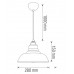 Pendul, Model Dream, Negru, 1 X E27, 230V, IP20, Abajur, Sticla, Horoz, 0PDN-021-020-0001-020 Pendul, Model Dream, Negru, 1 X E27, 230V, IP20, Abajur, Sticla, Horoz, 0PDN-021-020-0001-020