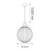 Pendul, Model Global, Negru, 1 X E27, 230V, IP20, Abajur, Sticla, Horoz, 0PDN-021-021-0001-010 - imaginea produsului 0PDN-021-021-0001-010 din categoria Pendule