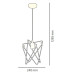 Pendul, Model Kepler, Negru, 1 X E27, 230V, IP20, Abajur, Metal, Horoz, 0PDN-021-011-0001-010 - imaginea produsului 0PDN-021-011-0001-010 din categoria Pendule
