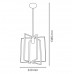 Pendul, Model Nobel, Negru, 1 X E27, 230V, IP20, Abajur, Metal, Horoz, 0PDN-021-013-0001-010 - imaginea produsului 0PDN-021-013-0001-010 din categoria Pendule