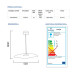 Pendul, Model Owen, Crom, 19W, 1330 lm, Lumina Calda, 3000K, 230V, Abajur, Plastic, IP40, Elmark, 955OWEN1P - Vezi Detalii Complete Pendul, Model Owen, Crom, 19W, 1330 lm, Lumina Calda, 3000K, 230V, Abajur, Plastic, IP40, Elmark, 955OWEN1P - imaginea produsului 955OWEN1P din categoria Pendule