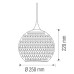 Pendul, Model Quantum, Crom, 1 X E27, 230V, IP20, Abajur, Sticla, Horoz, 0PDN-021-006-0001-010 - imaginea produsului 0PDN-021-006-0001-010 din categoria Pendule