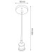 Pendul, Model Tesla, Auriu, 1 X E27, 230V, IP20, Abajur, Metal, Horoz, 0PDN-021-003-0001-030 Pendul, Model Tesla, Auriu, 1 X E27, 230V, IP20, Abajur, Metal, Horoz, 0PDN-021-003-0001-030