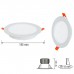 Spot, LED, Alexa-20, Alb, Rotund, Incastrat, 20W, 1500 lm, 230V, Lumina neutra, 4000-4500k, 145 mm, IP20, Horoz, 0LDO-016-048-0020-030 - imaginea produsului 0LDO-016-048-0020-030 din categoria Spoturi