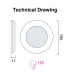 Spot, LED, Slim-15, Alb, Rotund, Incastrat, 15W, 90 lm, 230V, Lumina rece, 6000-6500K, 190 mm, IP20, Horoz, 0PNL-056-003-0015-021 - Vezi Detalii Complete Spot, LED, Slim-15, Alb, Rotund, Incastrat, 15W, 90 lm, 230V, Lumina rece, 6000-6500K, 190 mm, IP20, Horoz, 0PNL-056-003-0015-021 - imaginea produsului 0PNL-056-003-0015-021 din categoria Spoturi