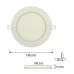 Spot, LED, Slim-9, Alb, Rotund, Incastrat, 9W, 540 lm, 230V, Lumina neutra, 4000-4500k, 146 mm, IP20, Horoz, 0PNL-056-003-0009-051 Spot, LED, Slim-9, Alb, Rotund, Incastrat, 9W, 540 lm, 230V, Lumina neutra, 4000-4500k, 146 mm, IP20, Horoz, 0PNL-056-003-0009-051