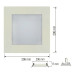 Spot, LED, Slim / Sq-24, Alb, Patrat, Incastrat, 24W, 1632 lm, 230V, Lumina rece, 6000-6500K, 296x296x20, IP20, Horoz, 0PNL-056-005-0024-021 Spot, LED, Slim / Sq-24, Alb, Patrat, Incastrat, 24W, 1632 lm, 230V, Lumina rece, 6000-6500K, 296x296x20, IP20, Horoz, 0PNL-056-005-0024-021