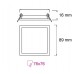 Spot, LED, Slim / Sq-3, Alb, Patrat, Incastrat, 3W, 110 lm, 230V, Lumina rece, 6000-6500K, 89x89x20, IP20, Horoz, 0PNL-056-005-0003-021 - Vezi Detalii Complete Spot, LED, Slim / Sq-3, Alb, Patrat, Incastrat, 3W, 110 lm, 230V, Lumina rece, 6000-6500K, 89x89x20, IP20, Horoz, 0PNL-056-005-0003-021 - imaginea produsului 0PNL-056-005-0003-021 din categoria Spoturi