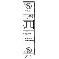 Intrerupator, Automat, MCB, Monopolar, 1P, Curba, B, 20A, 40°C, 10kA, Curent Continuu, Schrack, BM014120ME